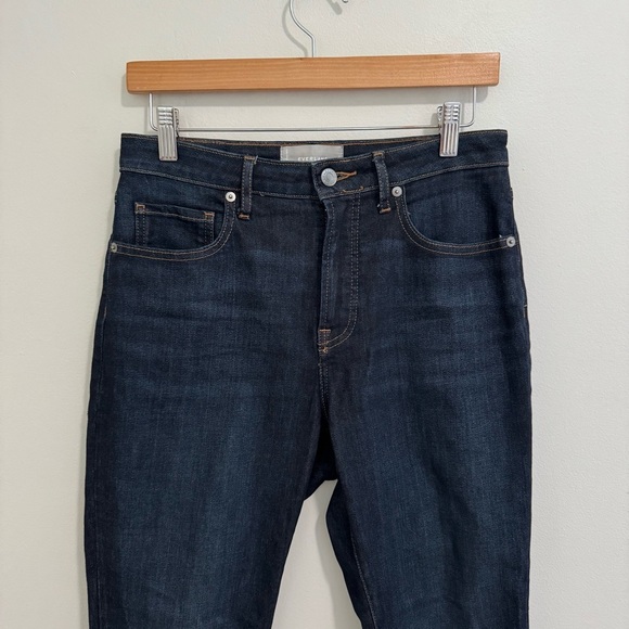 Everlane The Curvy High Rise Skinny Jeans in Dark Wash - Picture 3 of 7